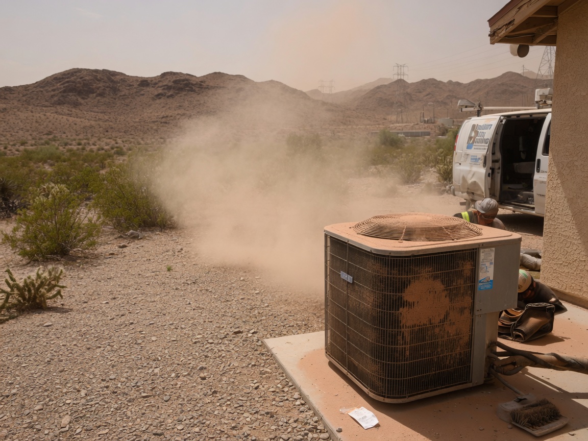 How Desert Dust Affects AC Performance in Boulder City